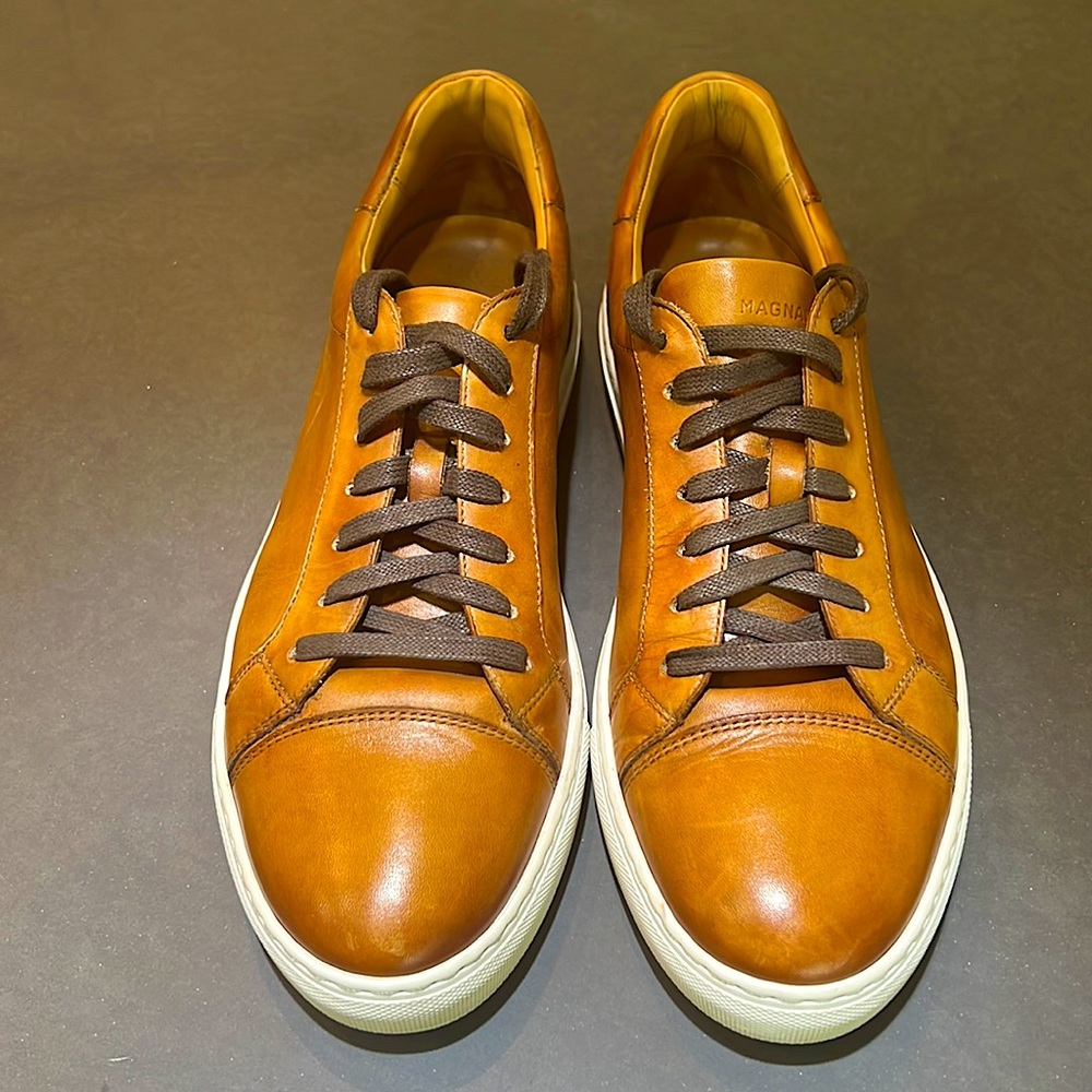 Magnanni Betty leather sneaker 11 Tan